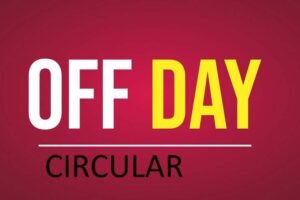 Off Day Circular