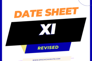 XI Date Sheet Revised