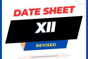 XII Date Sheet Revised